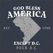 GOD BLESS AMERICA EXCEPT (STATE)