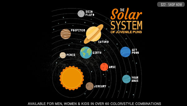 THE SOLAR SYSTEM OF JUVENILE PUNS