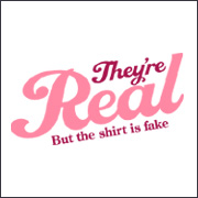 THEY'RE REAL BUT THE SHIRT IS FAKE