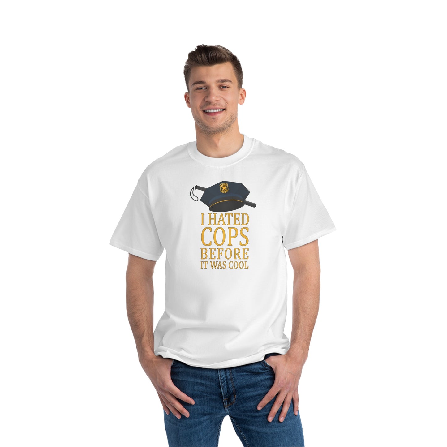 I Hated Cops Before It Was Cool - Men's Heavyweight T-Shirt