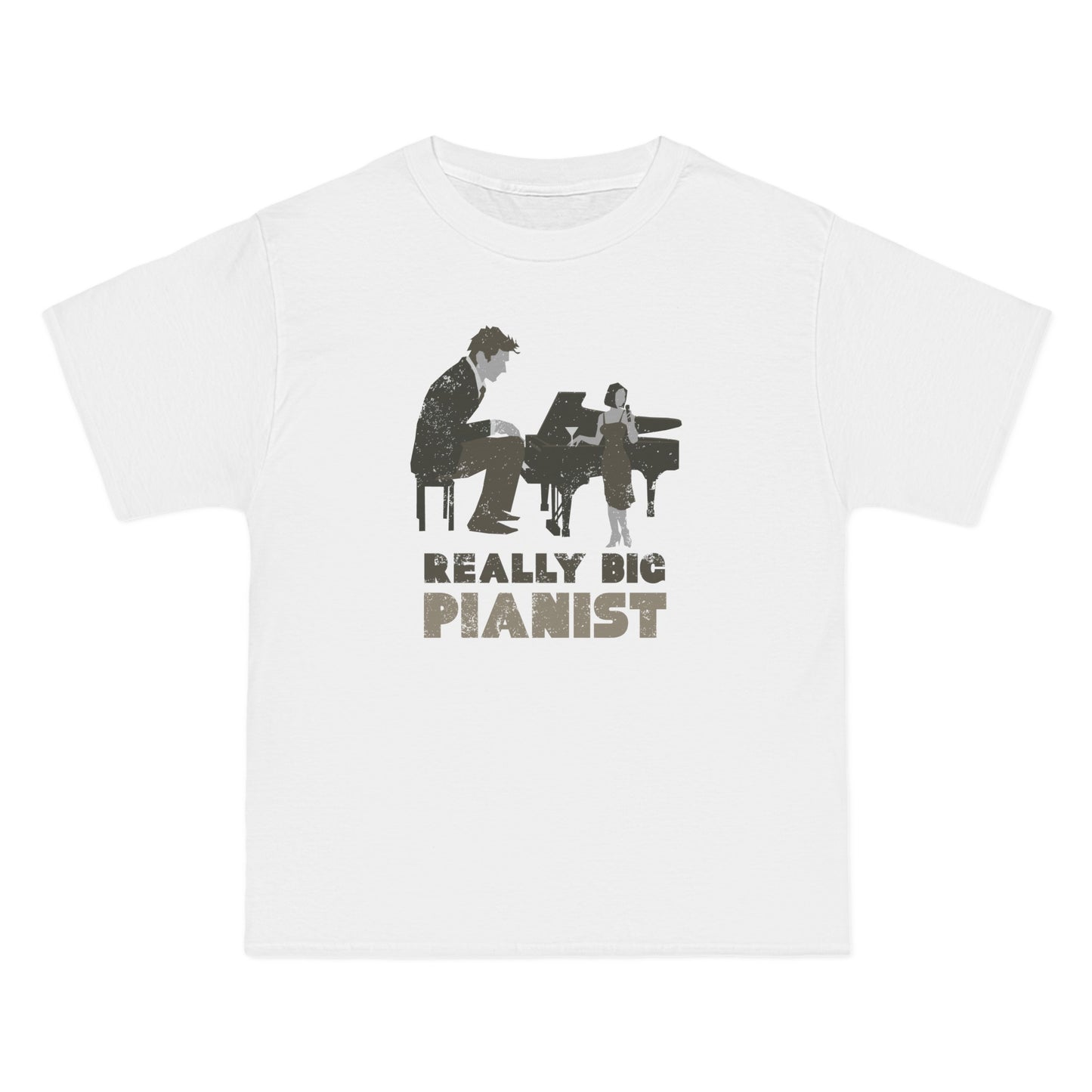 Really Big Pianist - Men's Heavyweight T-Shirt