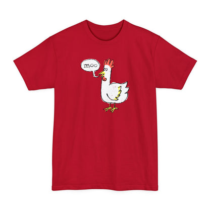 Moo (Chicken) - Men's Tall T-Shirt