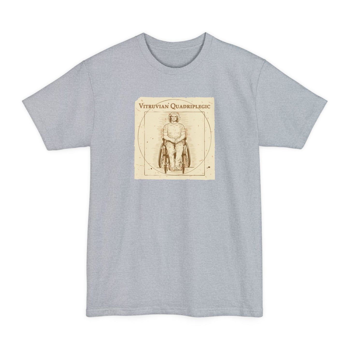 Vitruvian Quadriplegic - Men's Tall T-Shirt