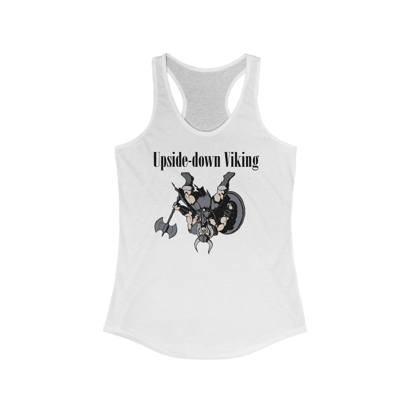 Upside-Down Viking  - Women's Racerback Tank