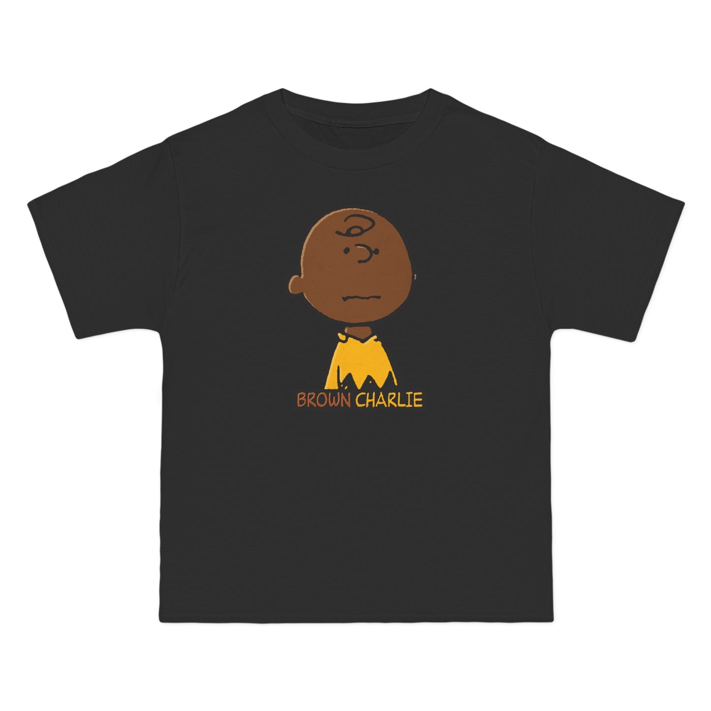 Brown Charlie - Men's Heavyweight T-Shirt