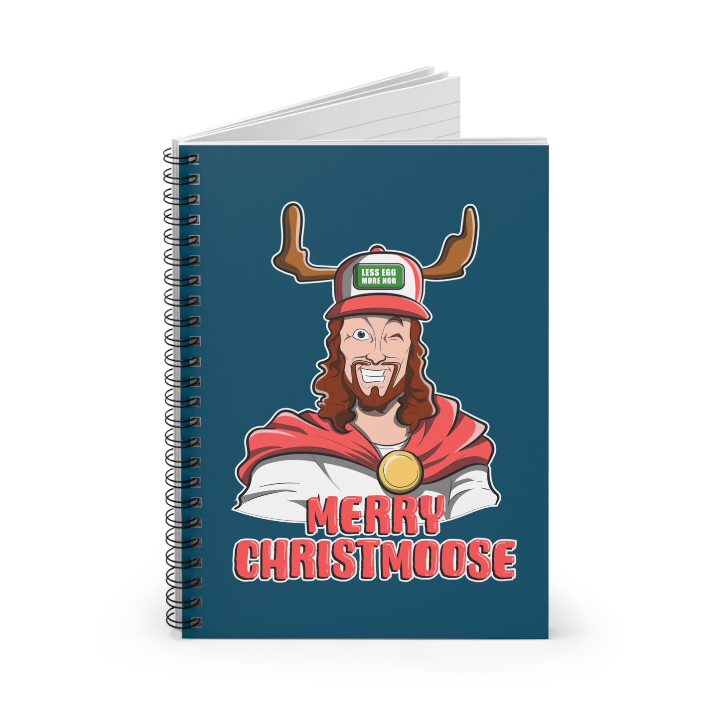 Merry Christmoose - Spiral Notebook