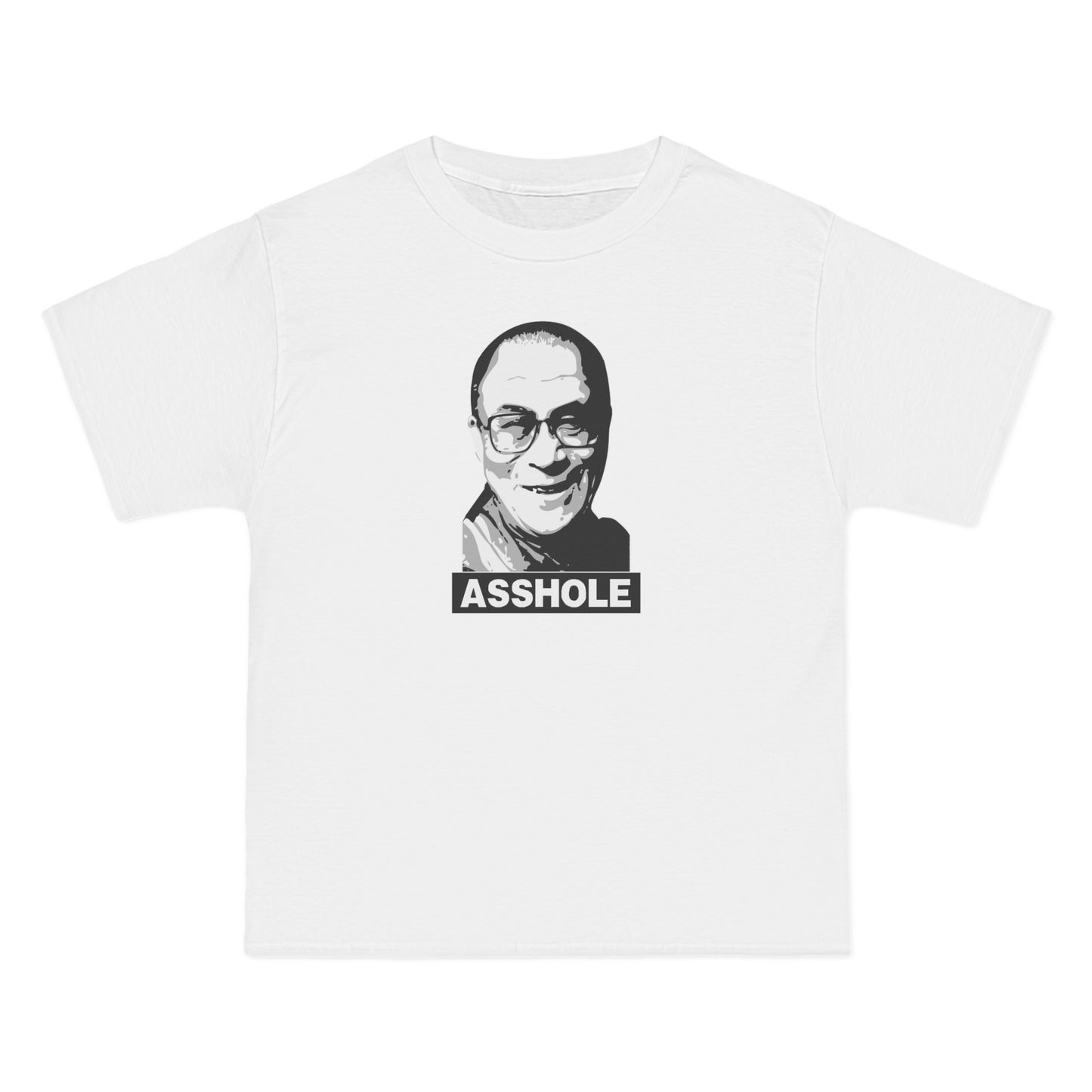 Asshole (Dalai Lama Pic) - Men's Heavyweight T-Shirt