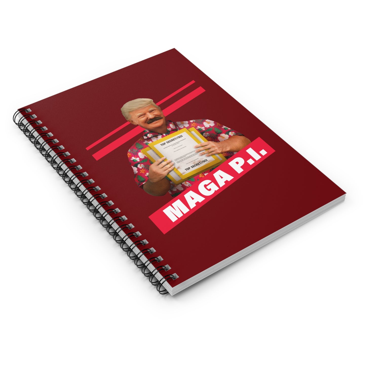 Maga P.I. (Donald Trump) - Spiral Notebook