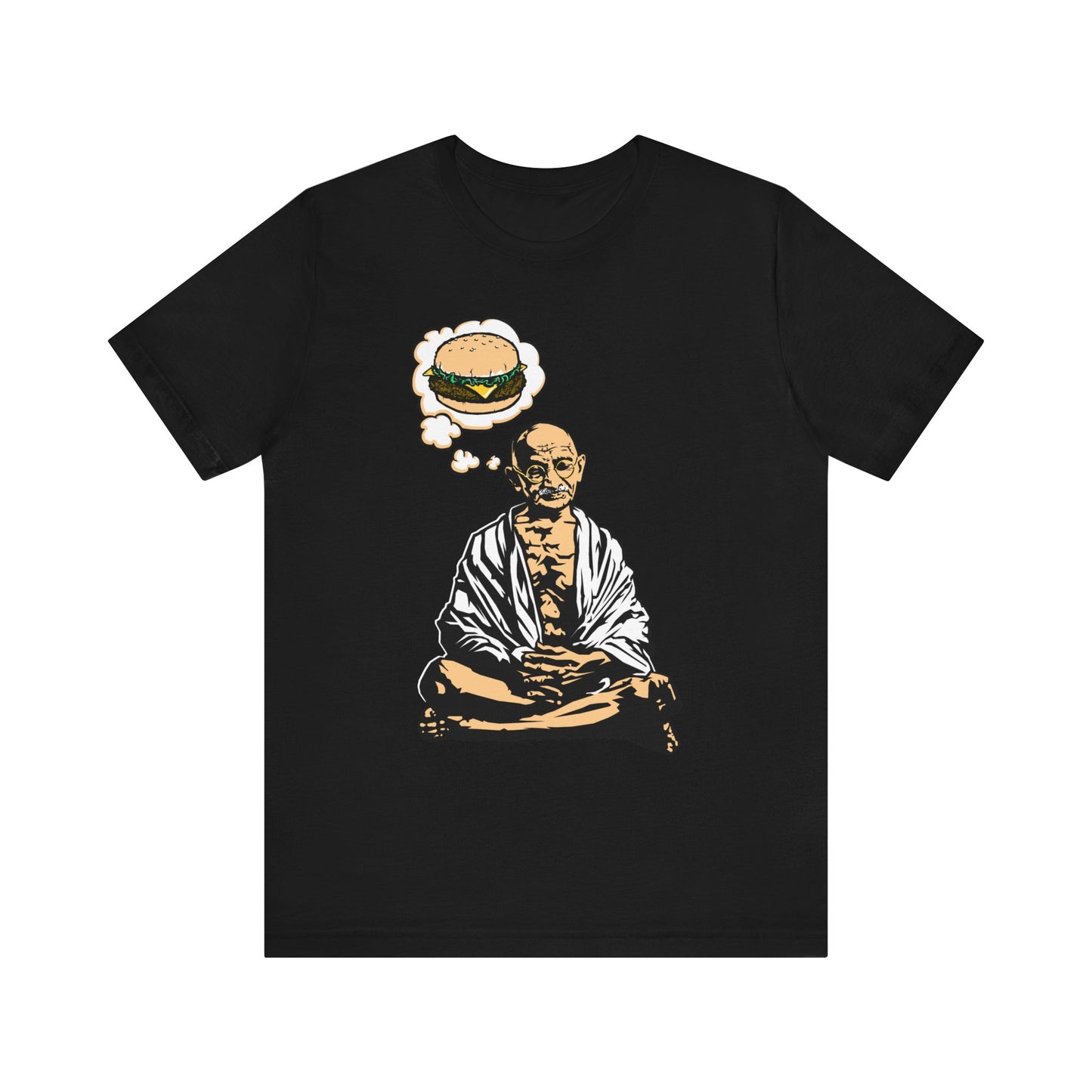 Gandhi Cheeseburger - Men's T-Shirt