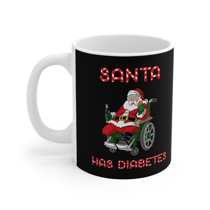 Santa Has Diabetes - Mug