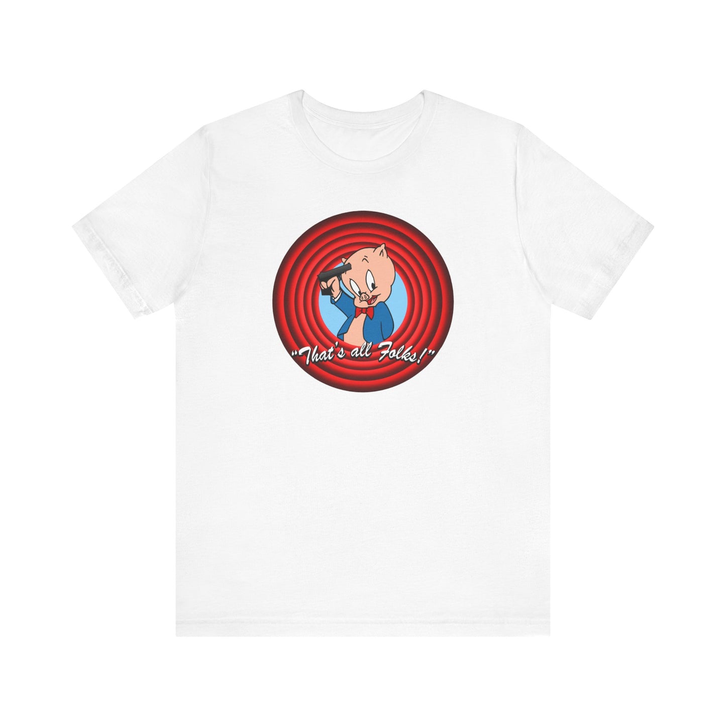 That's All Folks (Porky Pig)  - Men's T-Shirt