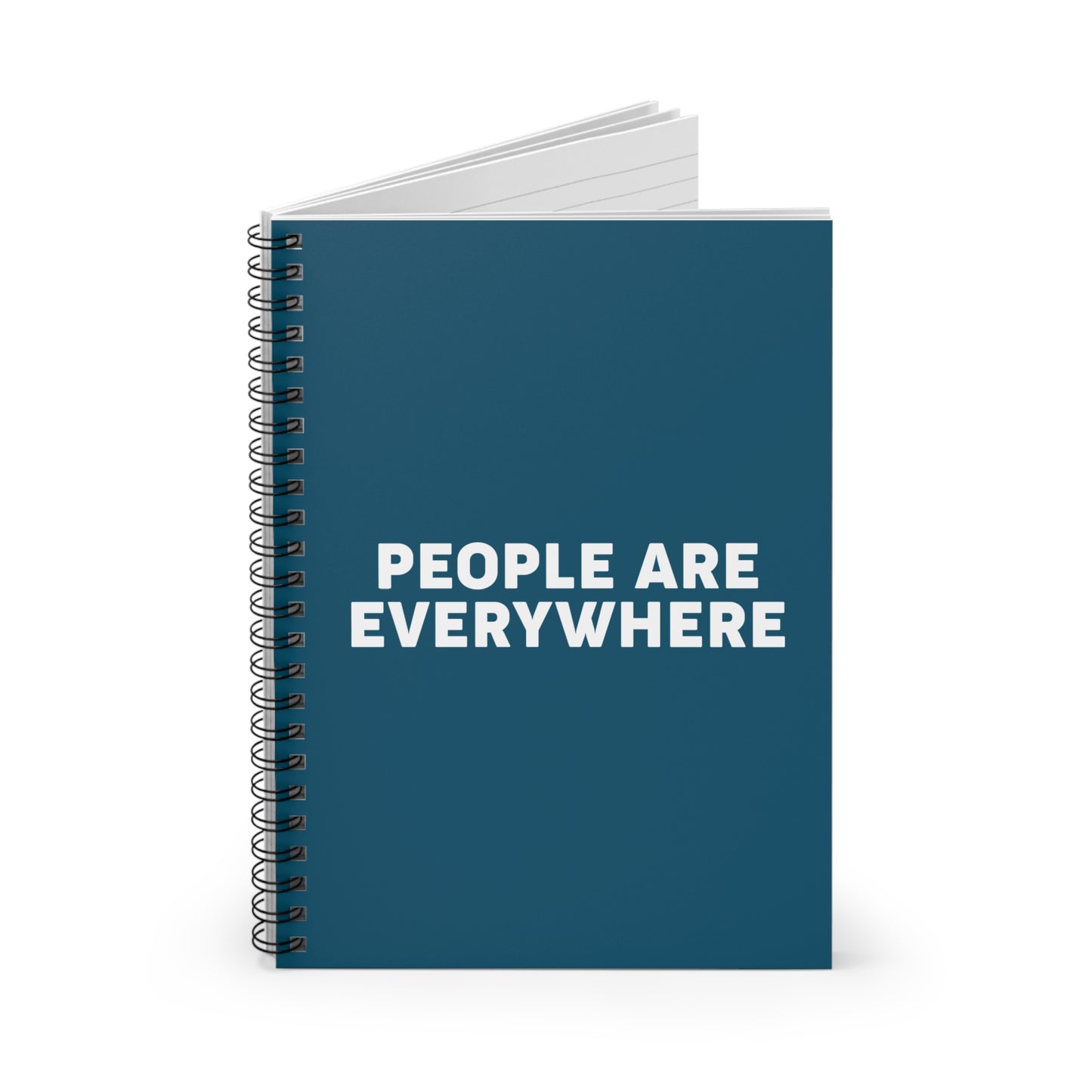 People Are Everywhere - Spiral Notebook