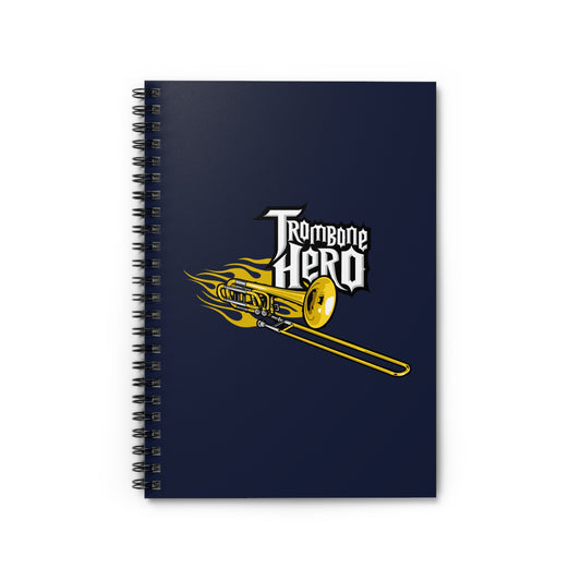 Trombone Hero - Spiral Notebook