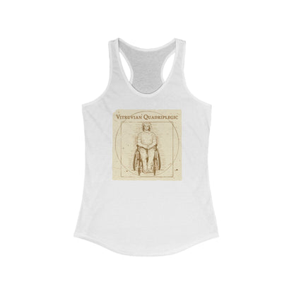 Vitruvian Quadriplegic - Women's Racerback Tank