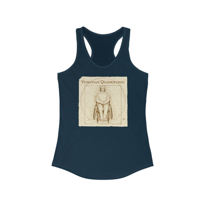 Vitruvian Quadriplegic - Women's Racerback Tank