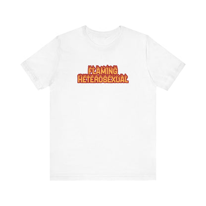 Flaming Heterosexual - Men's T-Shirt