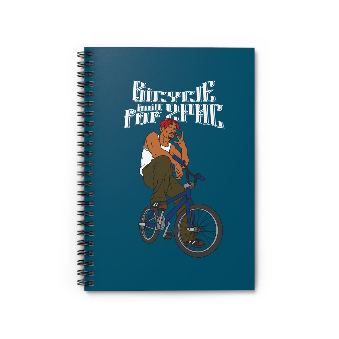 Bicycle Built For 2Pac - Spiral Notebook