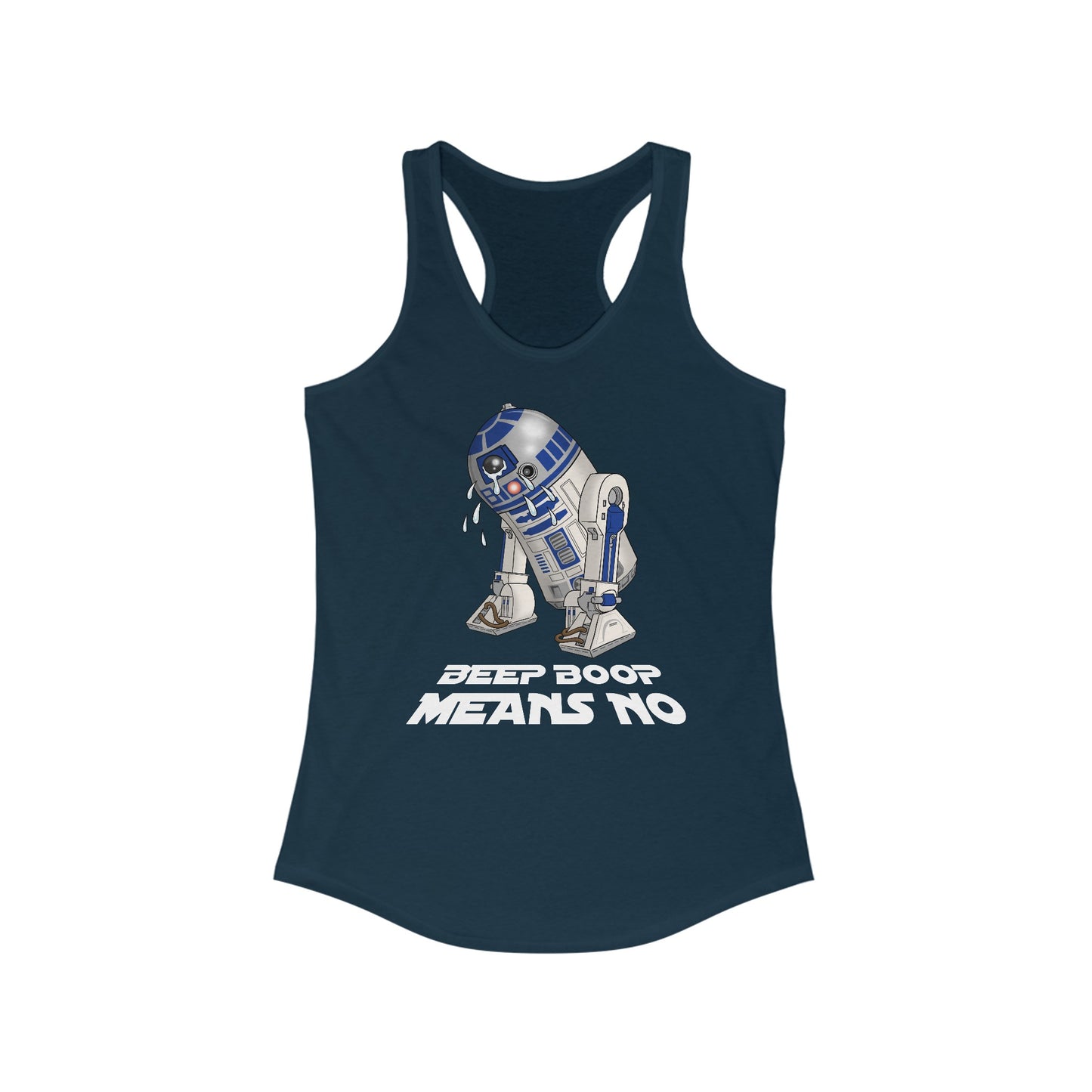 Beep Boop Means No - Women's Racerback Tank