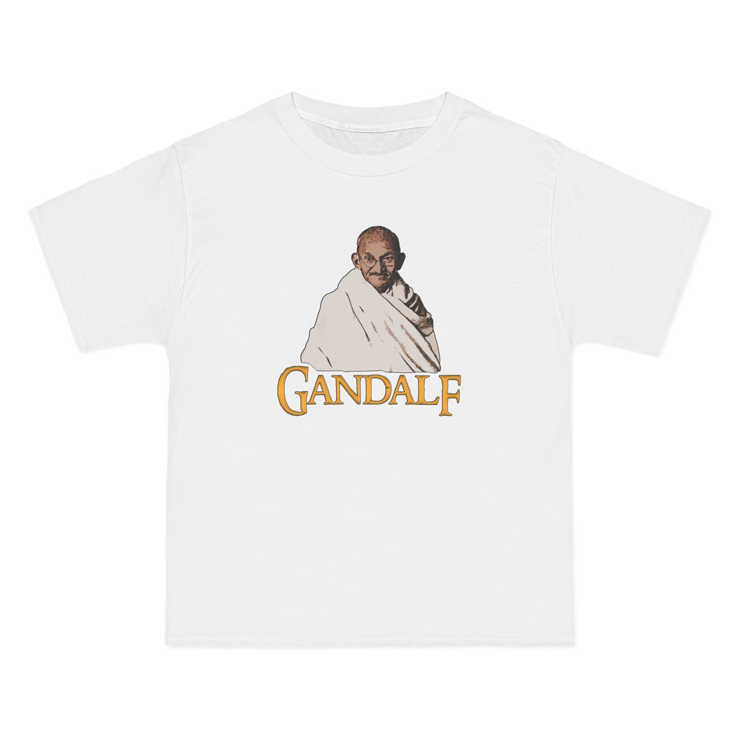 Gandalf (Gandhi) Parody - Men's Heavyweight T-Shirt