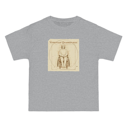 Vitruvian Quadriplegic - Men's Heavyweight T-Shirt