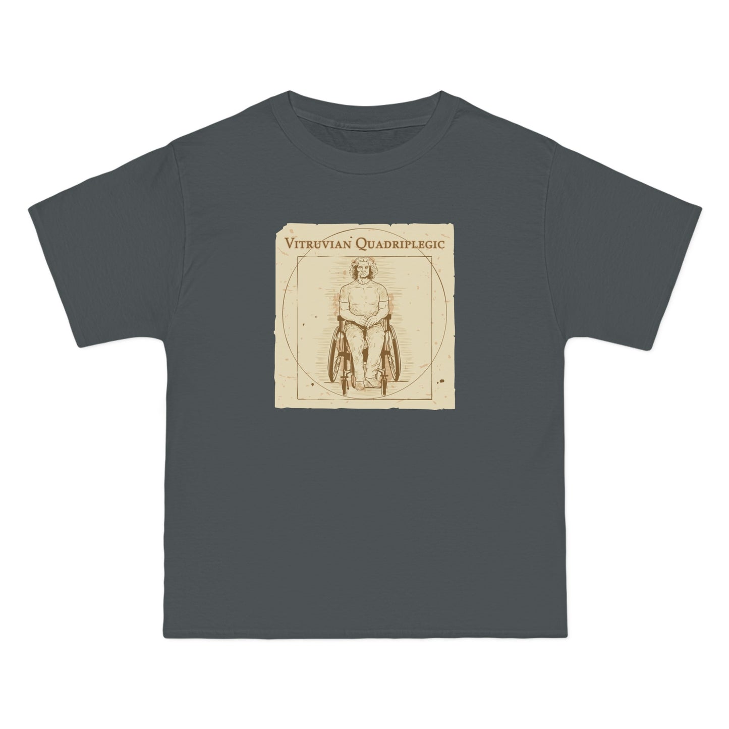 Vitruvian Quadriplegic - Men's Heavyweight T-Shirt