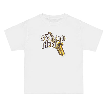 Saxophone Hero - Men's Heavyweight T-Shirt