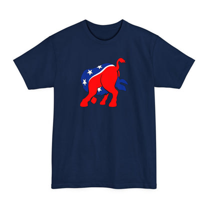 Democratic Donkey (Head Up It's Ass) - Men's Tall T-Shirt