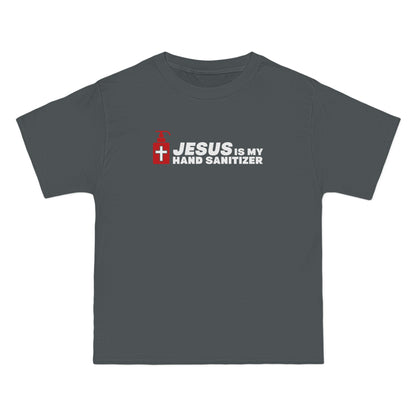 Jesus Is My Hand Sanitizer (Coronavirus) - Men's Heavyweight T-Shirt