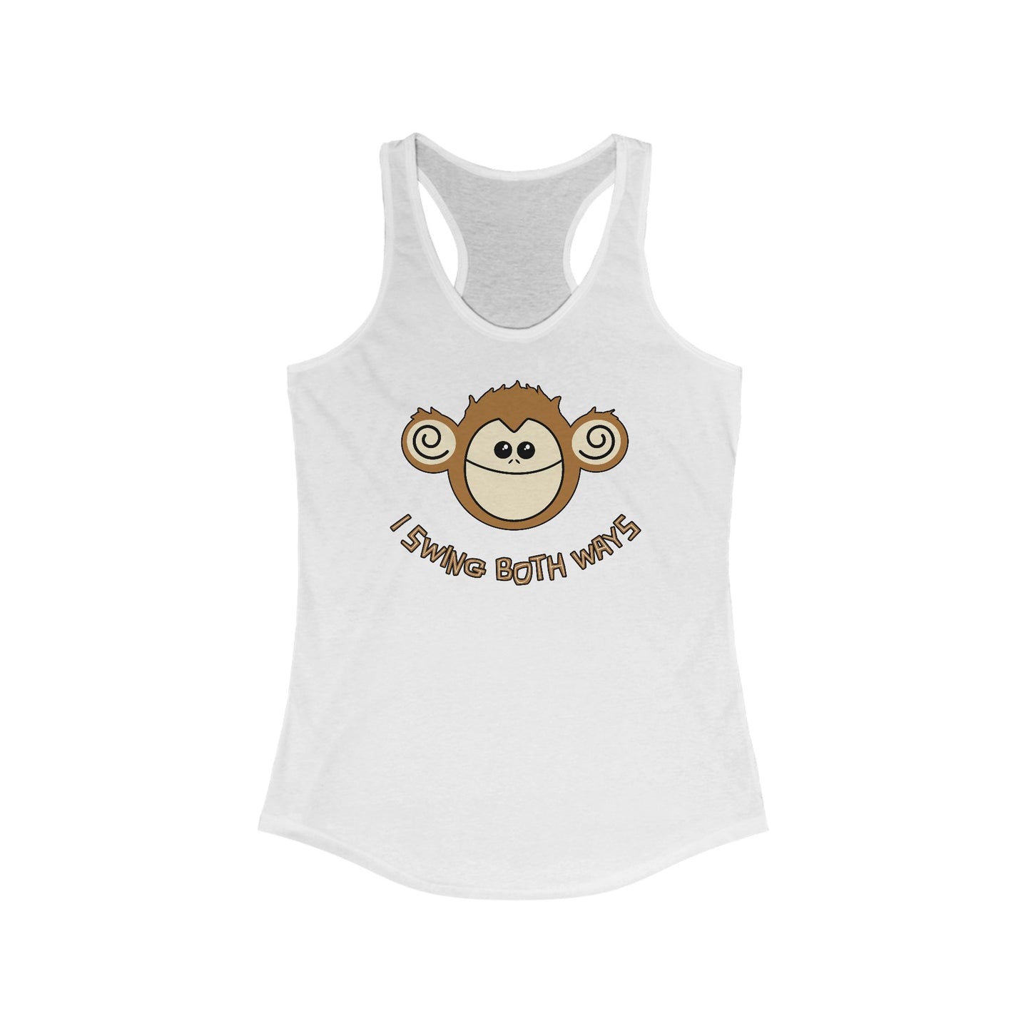 I Swing Both Ways - Women's Racerback Tank