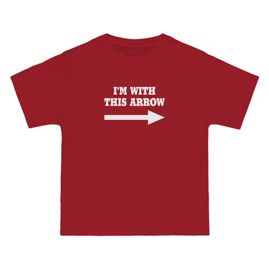 I'm With This Arrow - Men's Heavyweight T-Shirt