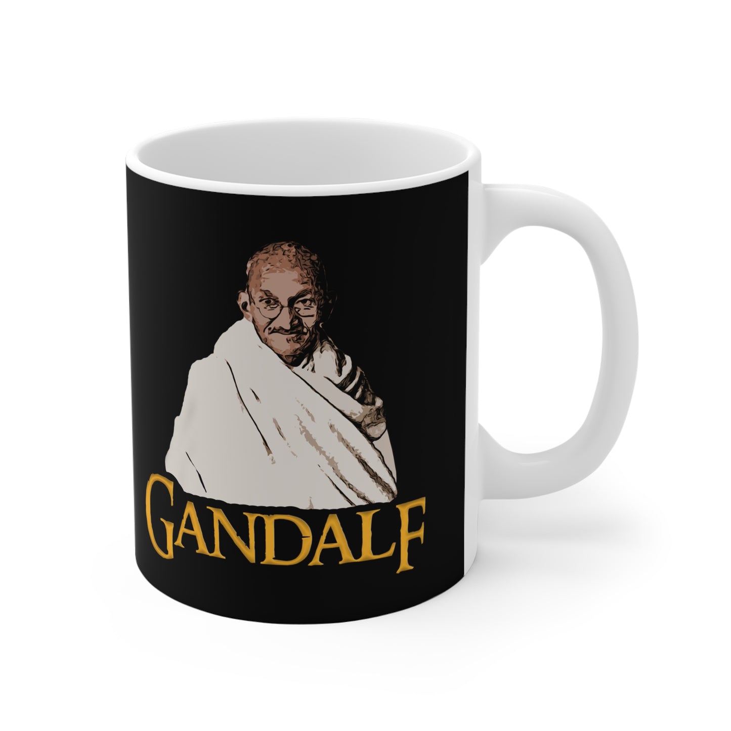 Gandalf (Gandhi) Parody - Mug