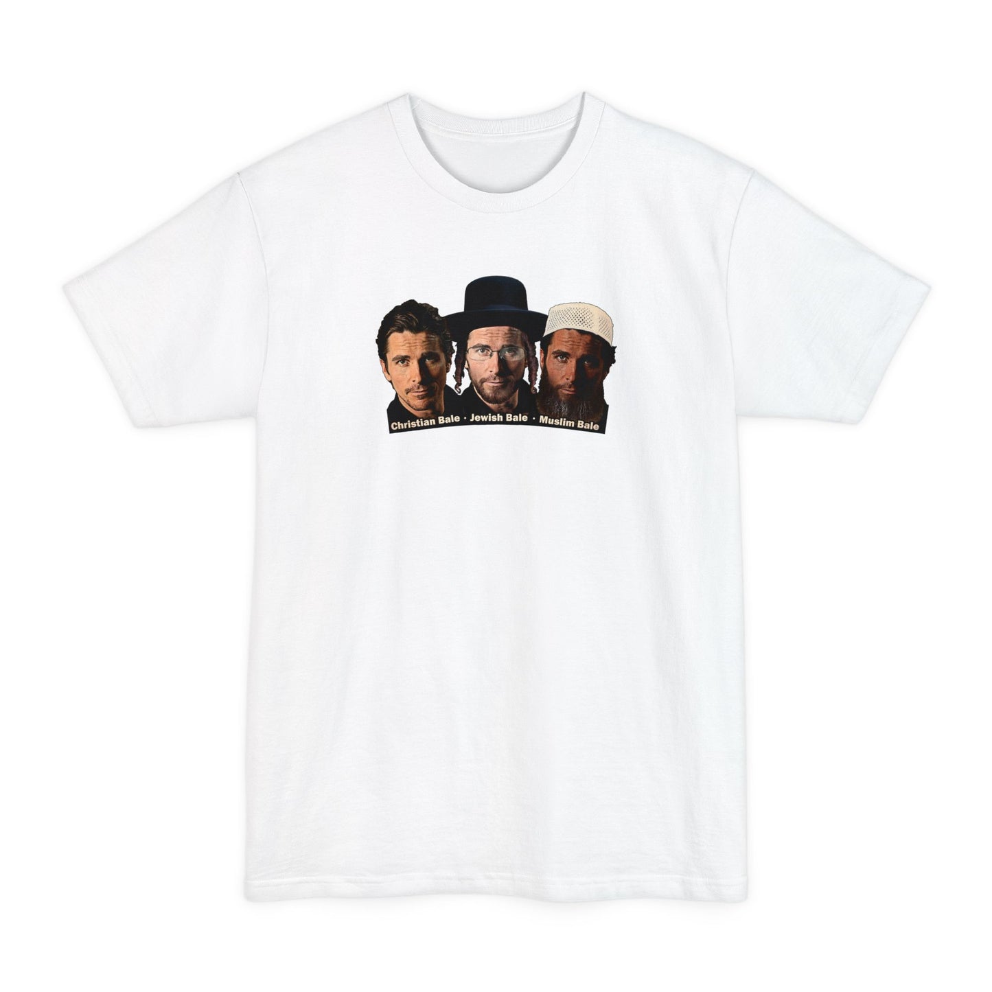 Christian Bale - Jewish Bale - Muslim Bale  - Men's Tall T-Shirt