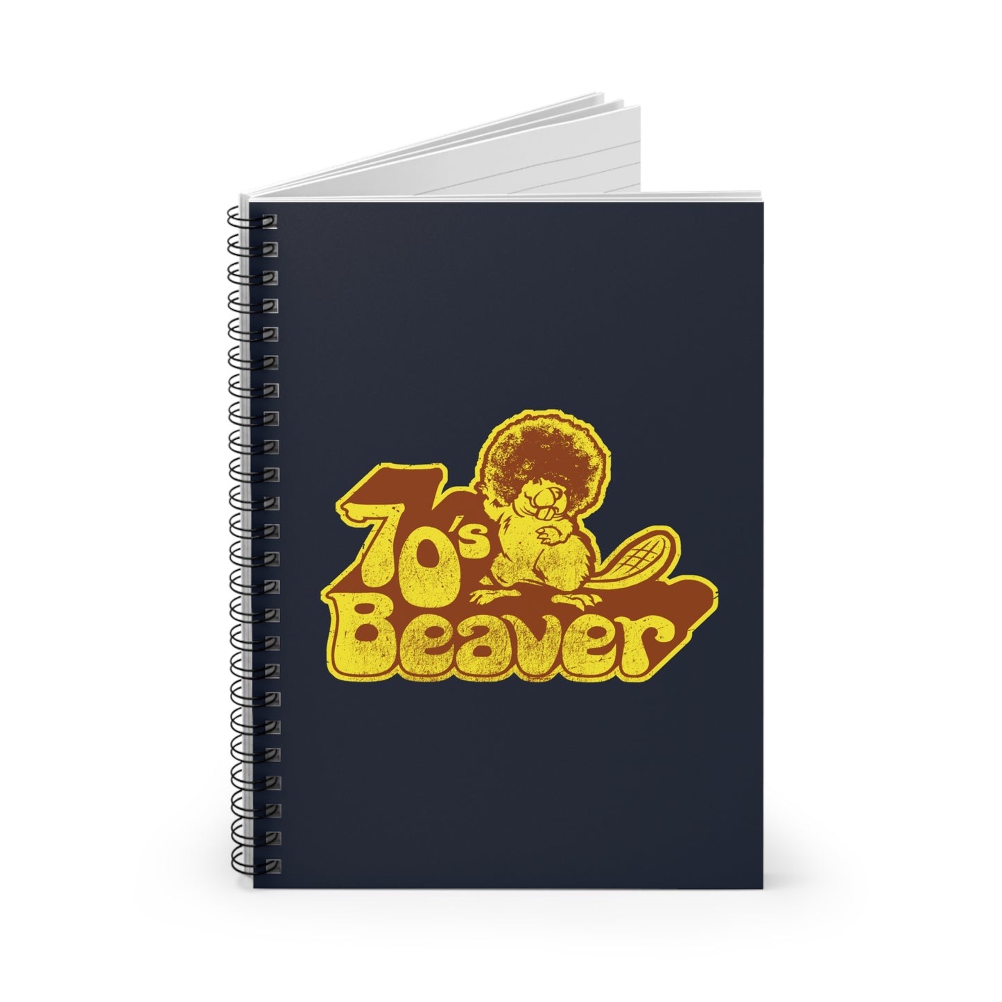 70's Beaver - Spiral Notebook