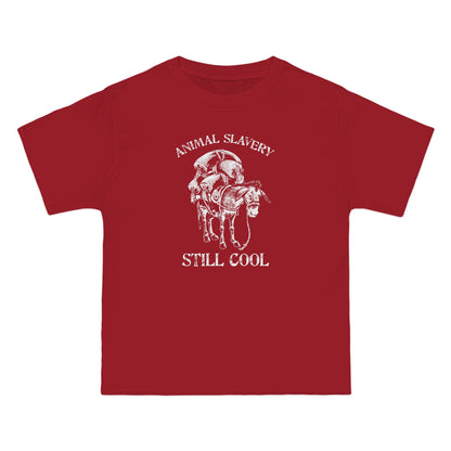 Animal Slavery Still Cool - Men's Heavyweight T-Shirt