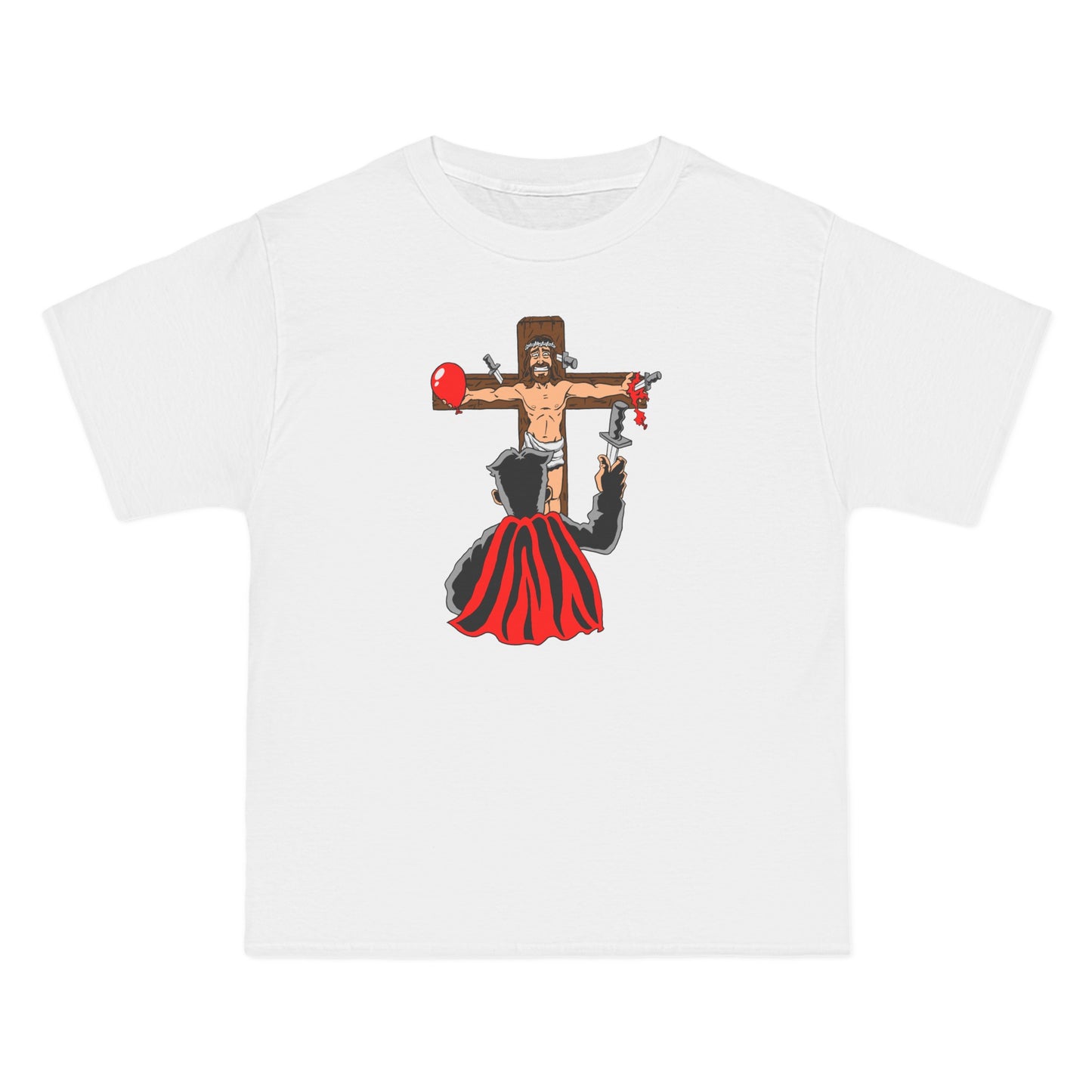 Jesus/Magician/Knives - Men's Heavyweight T-Shirt