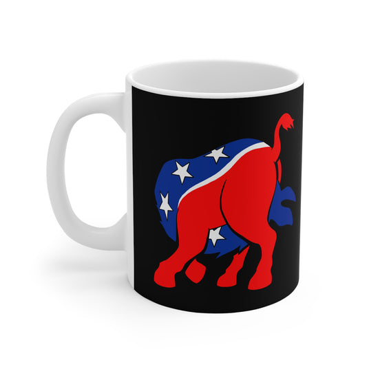 Democratic Donkey (Head Up Its Ass) - Mug