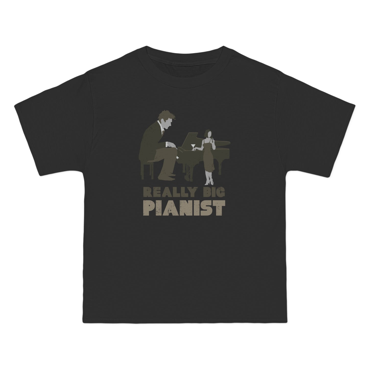 Really Big Pianist - Men's Heavyweight T-Shirt