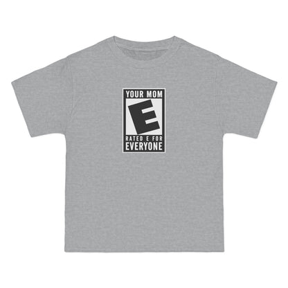 Your Mom - Rated E For Everyone - Men's Heavyweight T-Shirt