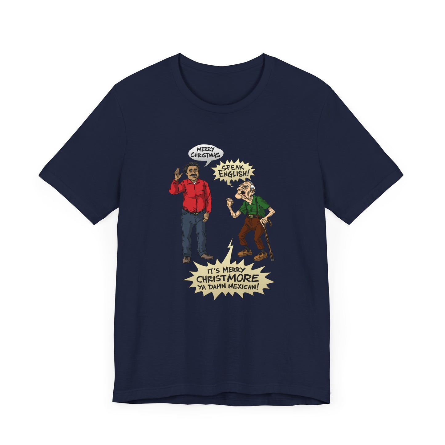 Merry Christmas Vs. Merry Christmore - Men's T-Shirt