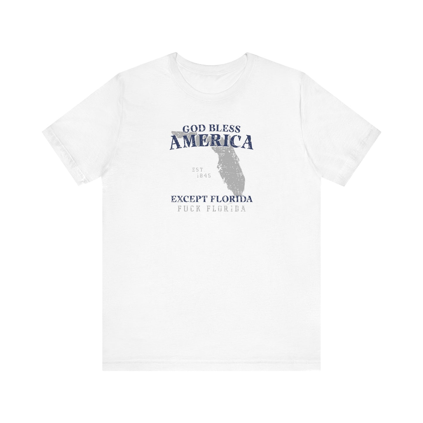 God Bless American Except (State) - Men's T-Shirt