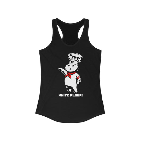 White Flour - Women's Racerback Tank