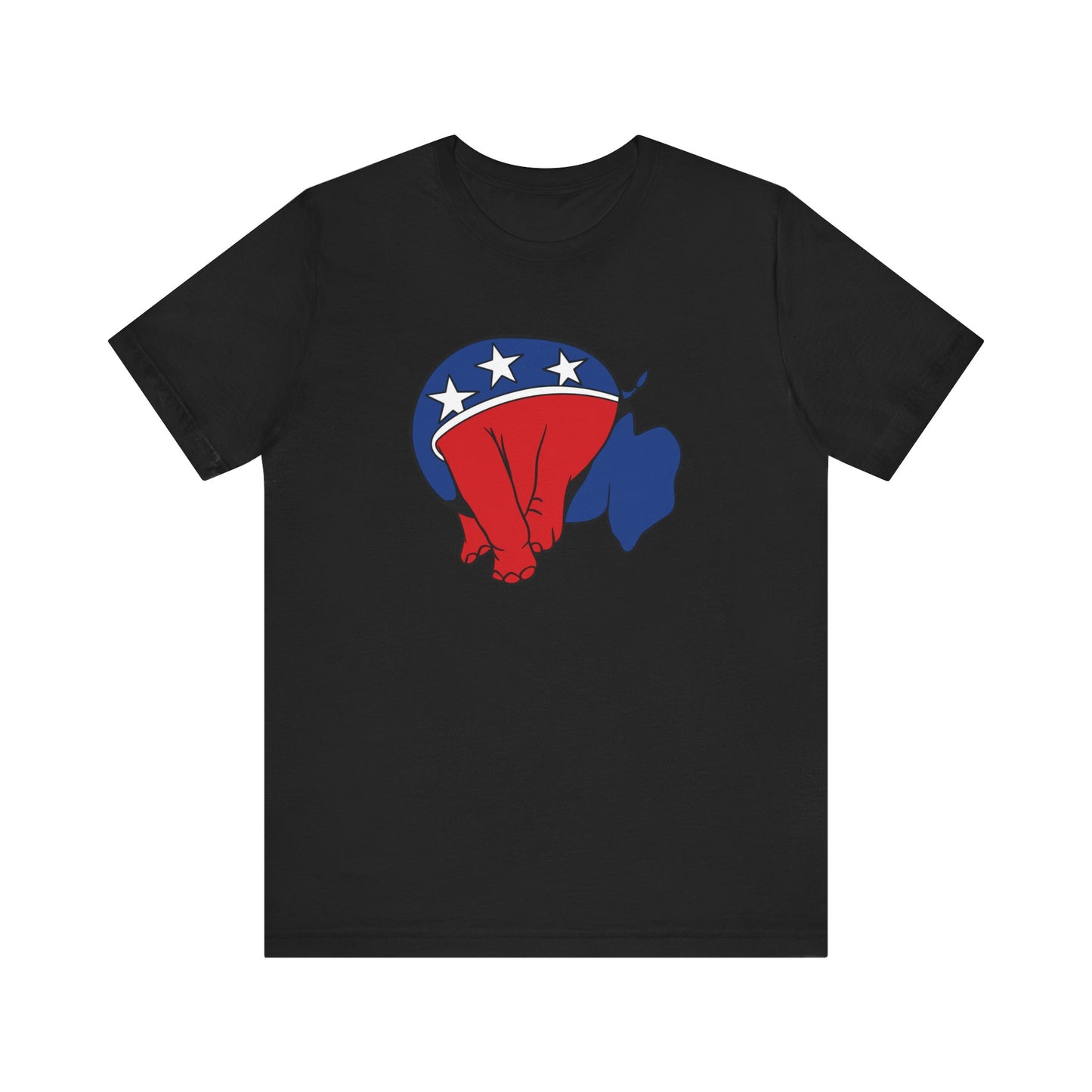 Republican Elephant (Head Up Its Ass) - Men's T-Shirt