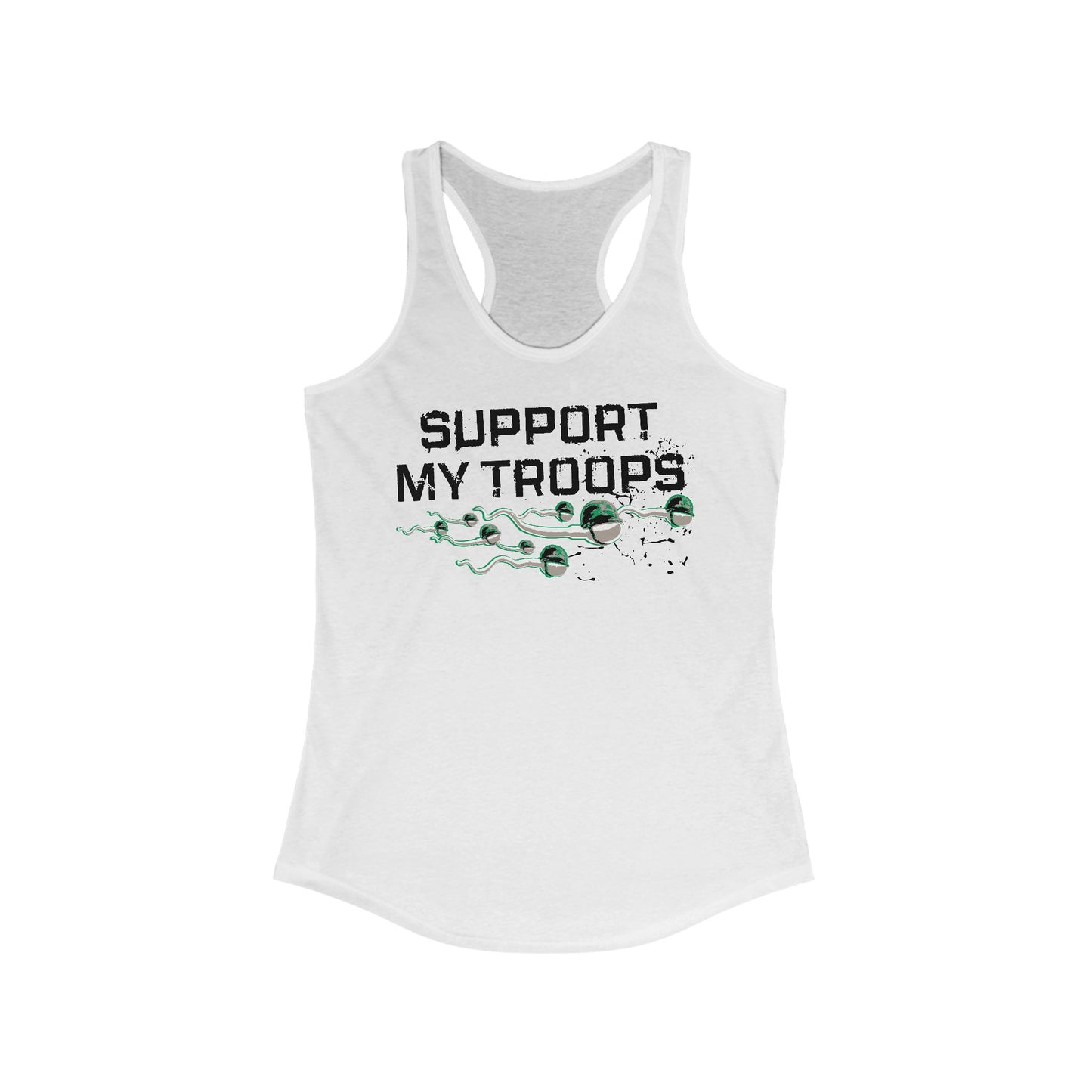 Support My Troops - Women's Racerback Tank