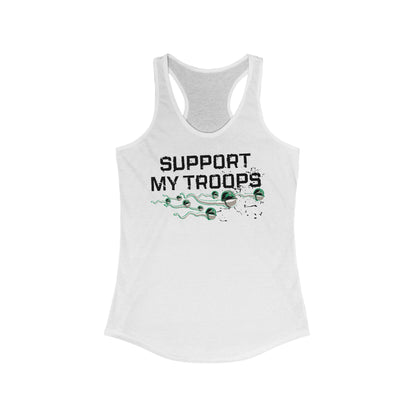 Support My Troops - Women's Racerback Tank