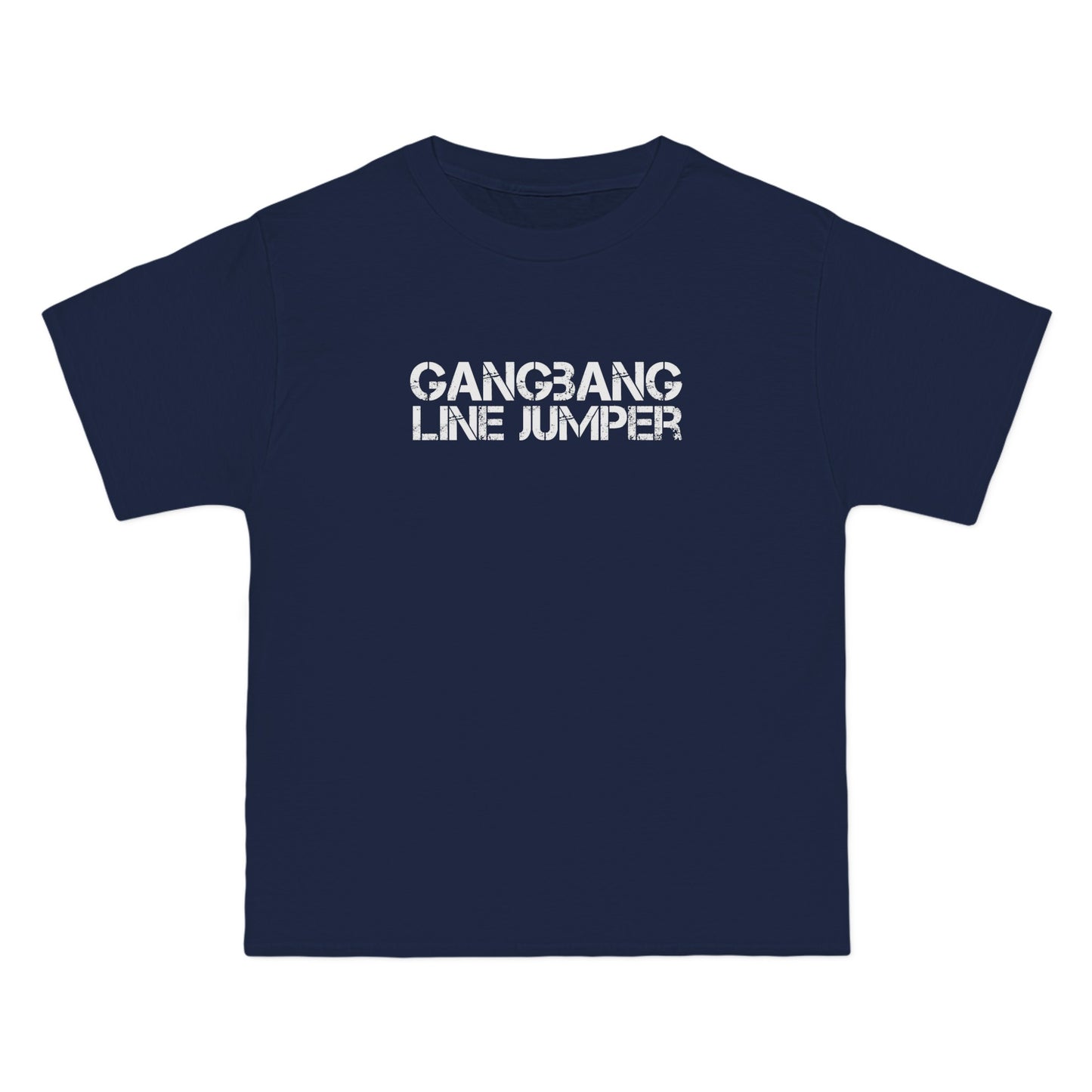 Gangbang Line Jumper - Men's Heavyweight T-Shirt