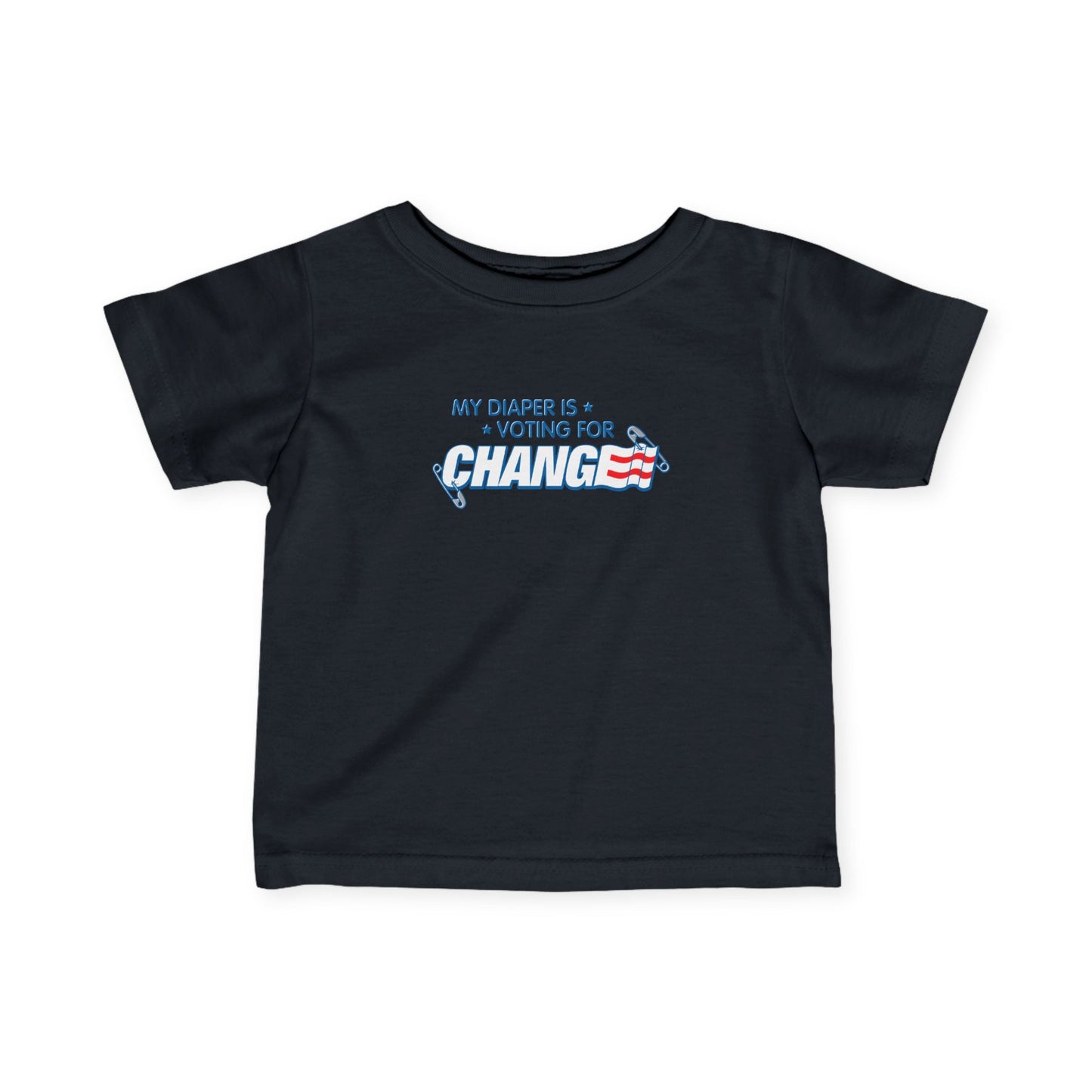 My Diaper Is Voting For Change - Baby T-Shirt