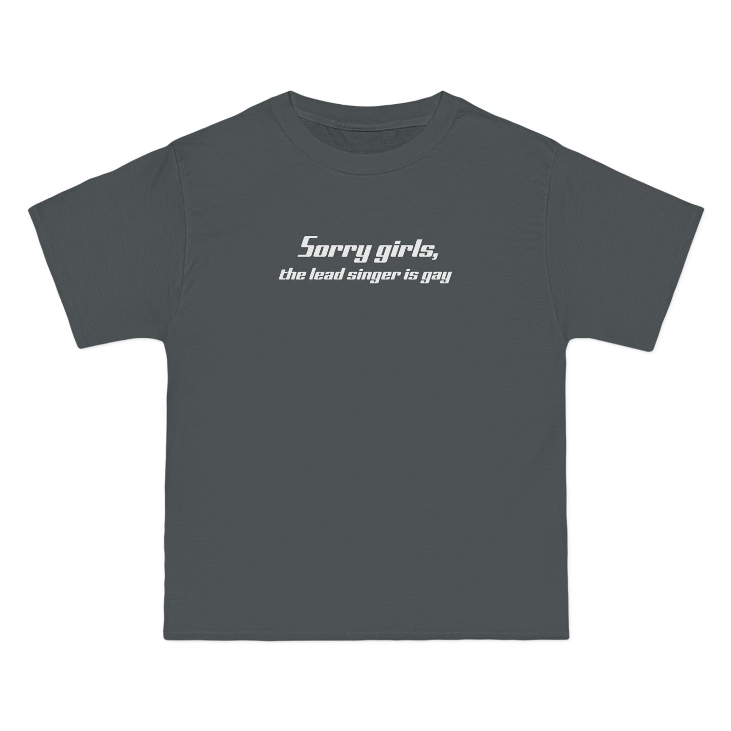 Sorry Girls - The Lead Singer Is Gay - Men's Heavyweight T-Shirt