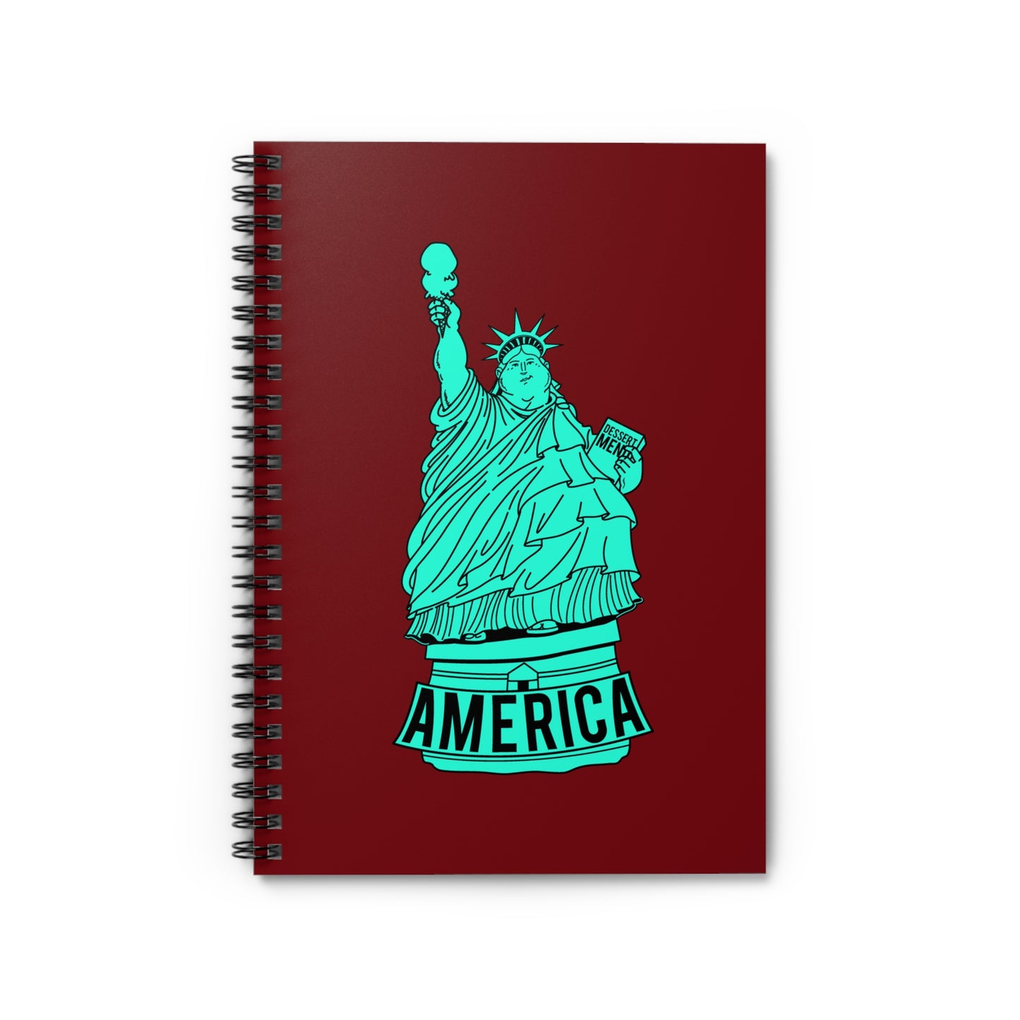 America - Spiral Notebook