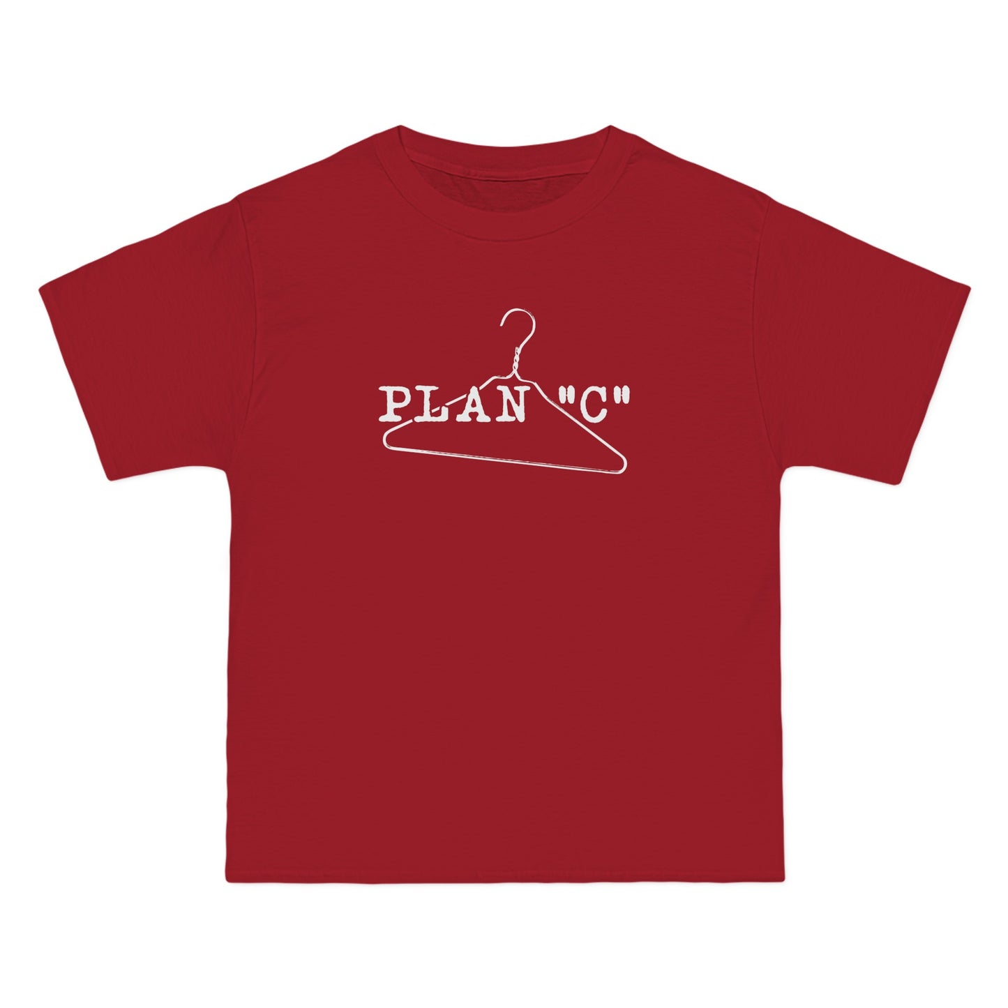 Plan "C" (Wire Hanger) - Men's Heavyweight T-Shirt