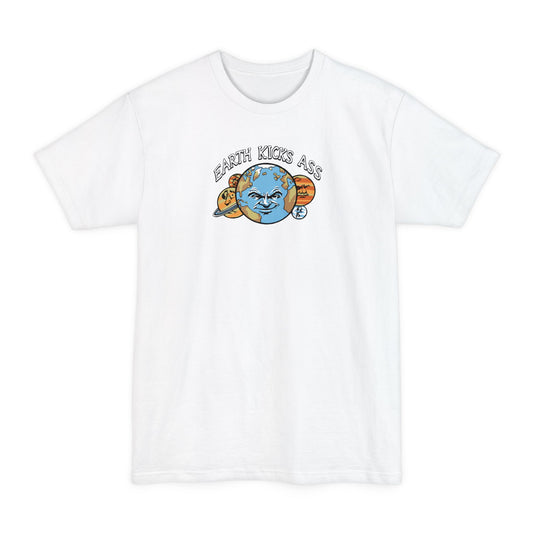 Earth Kicks Ass - Men's Tall T-Shirt